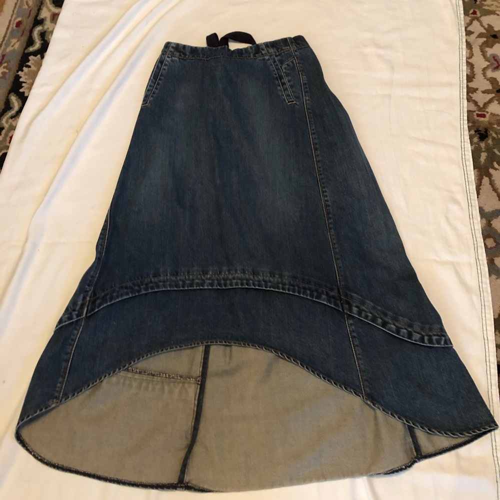 Vintage gap dungaree skirt